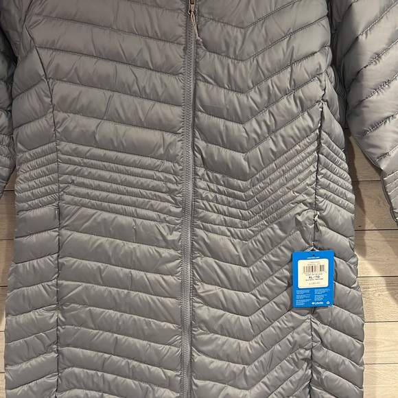 ‼️FIRM‼️ NWT Columbia XL 16/18 powder lite mid jacket tradewinds grey gray - Picture 9 of 14
